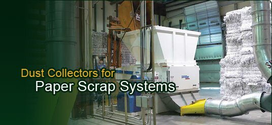 Dust Extractors for Paper Scrap Systems