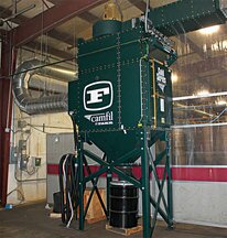 Farr Gold Series on a welding fume application at General Sheet Metal Works.